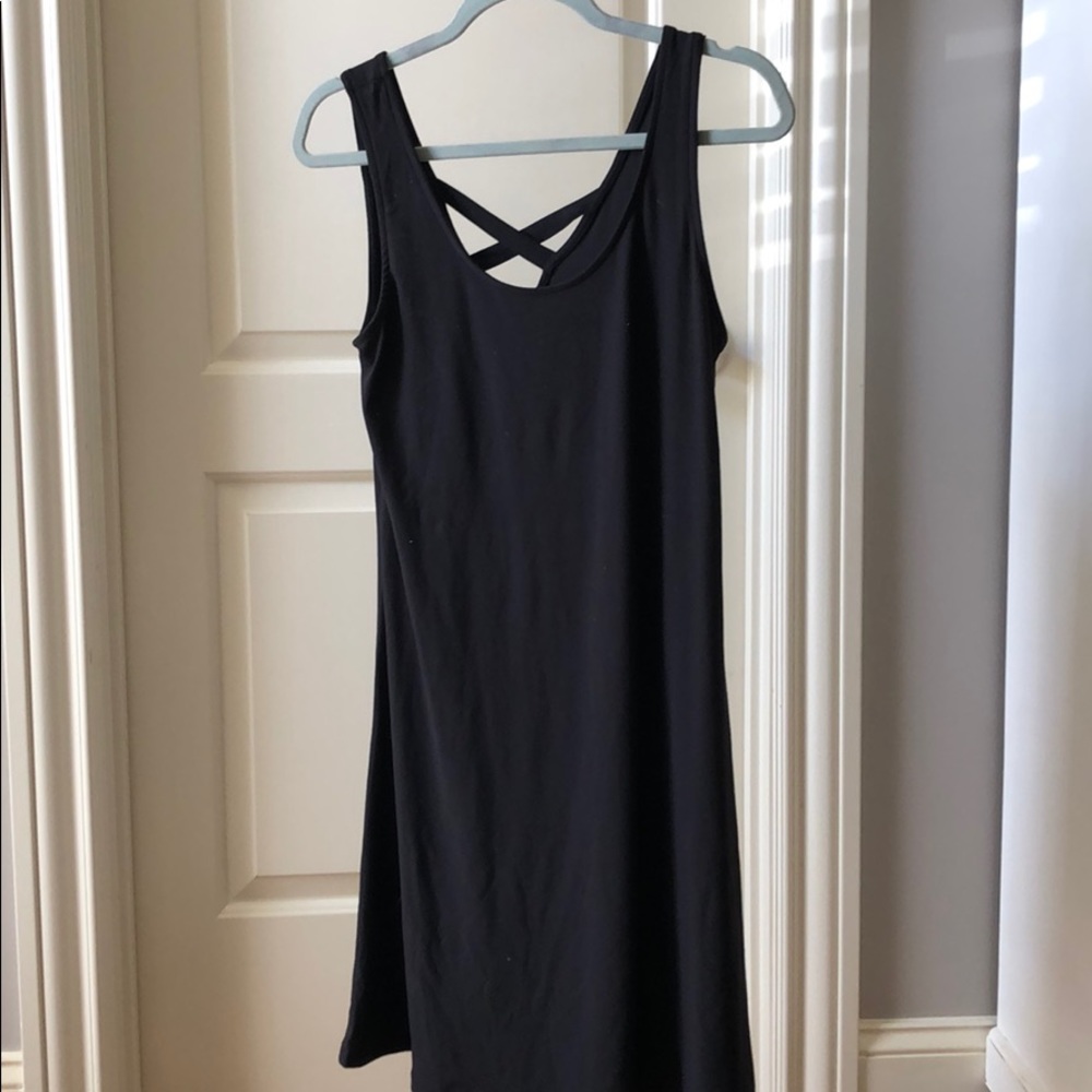 Charcoal grey T-shirt dress